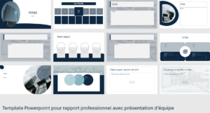Modèle de template POWERPOINT