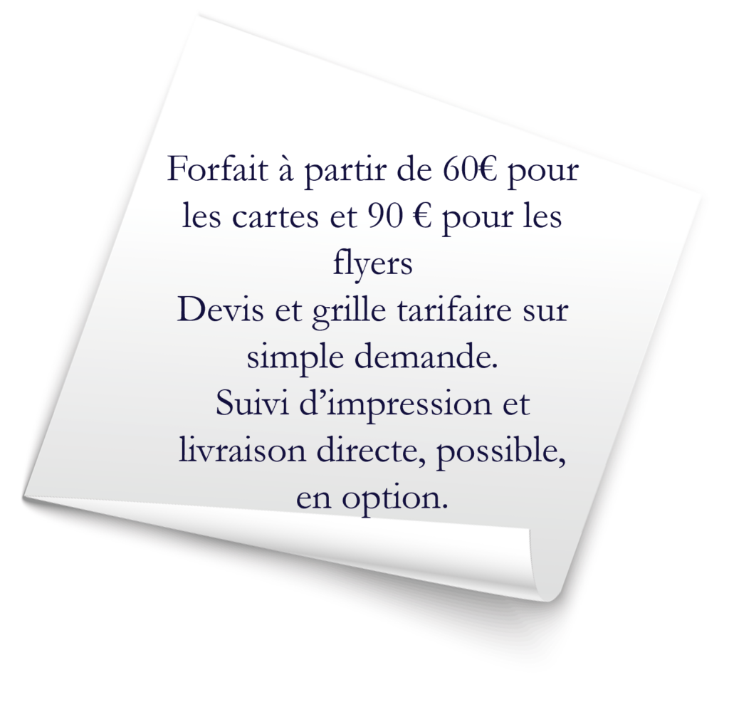 tarifs cartes et flyers