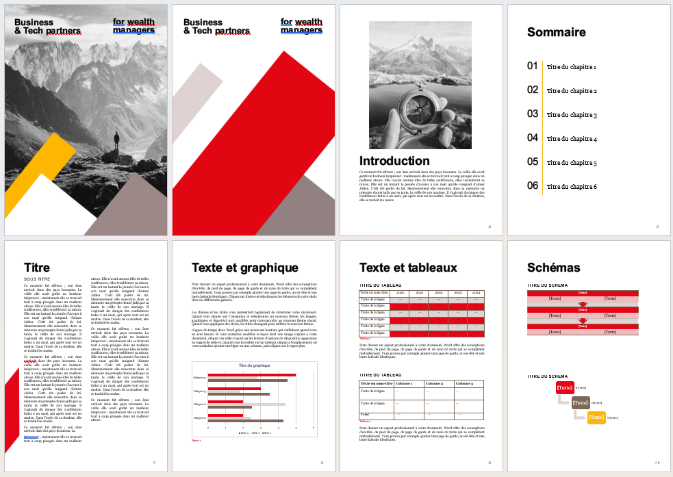 Modèle de Template Word