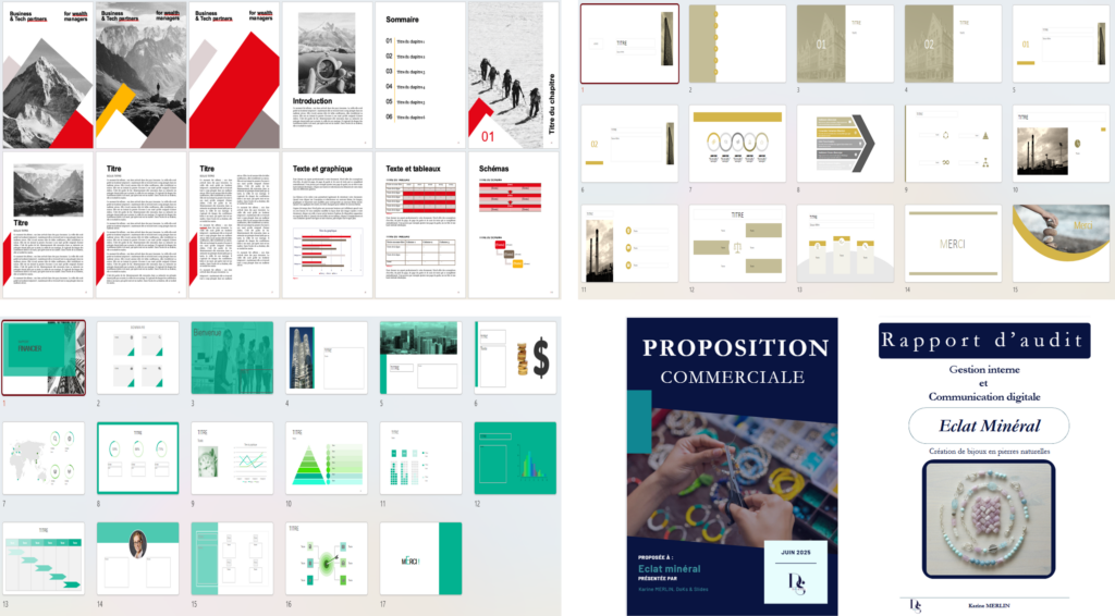 illustration masques et mise en page