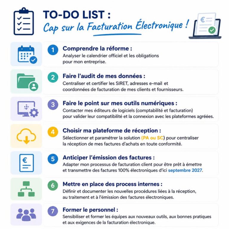 To DO LIST pour réussir la Facturation électronique